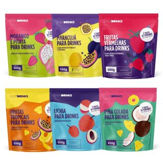 KIT 2 Sabores Sachê Para Bebidas Easy Drinks 100g