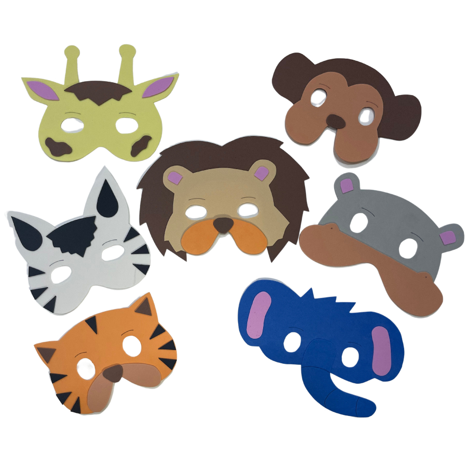 Mascaras Safari - 7 unidades em Oferta na Shopee