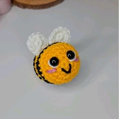 chaveiro - Abelha - amigurumi crochê