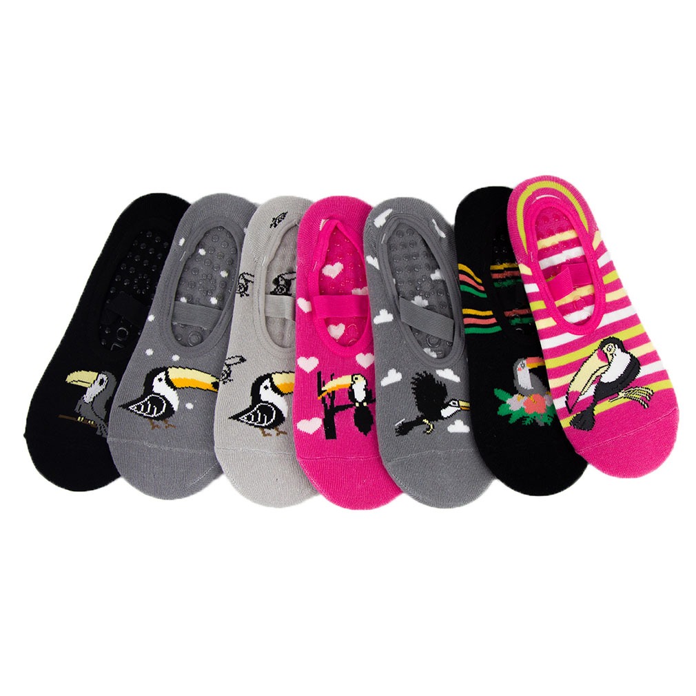 Kit 3 e 4 e 6 Meias de mergulho / pilates duplas sapatilha Antiderrapante em Oferta na Shopee