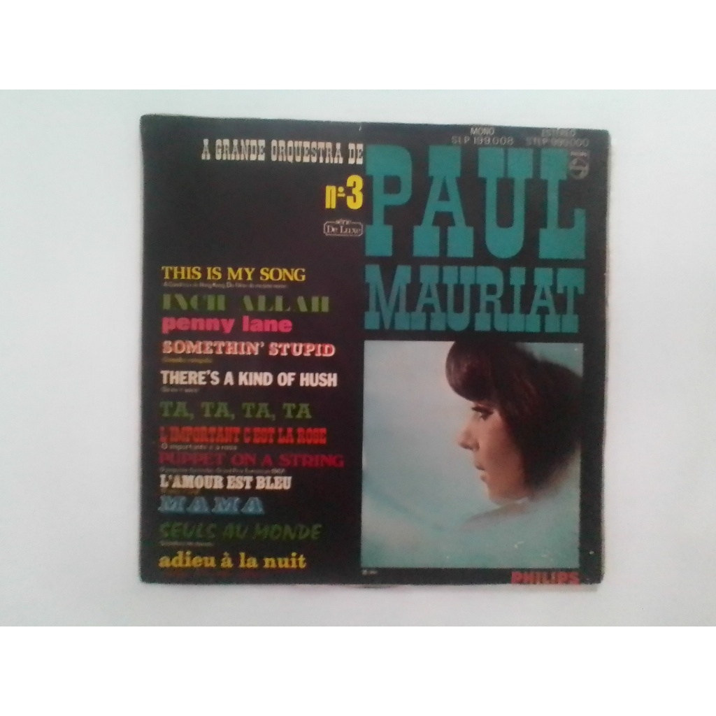 LP Usado: A Grande Orquestra De Paul Mauriat – A Grande Orquestra De Paul Mauriat Nº. 3 (1967)