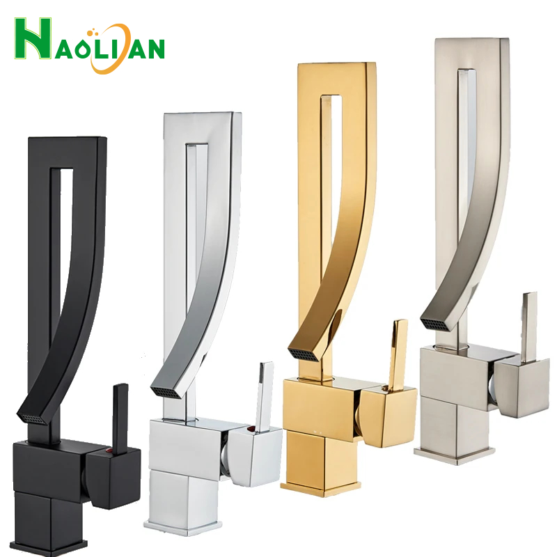 Torneira Para Banheiro Misturador Monocomando Preta Cromado em Oferta na Shopee