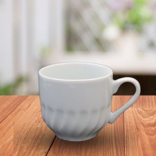 Xicaras Grande Café Chá 250ml S/pires Porcelana