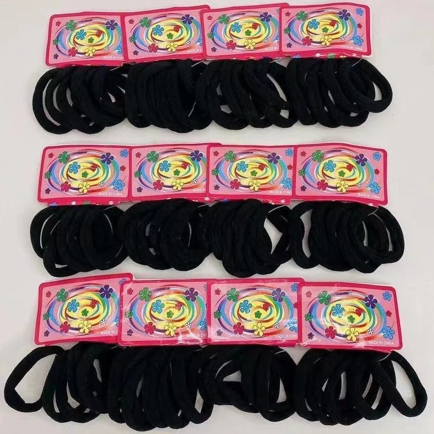 Kit 72 Elasticos De Cabelo Rabico Feminino(Monica Fashion)
