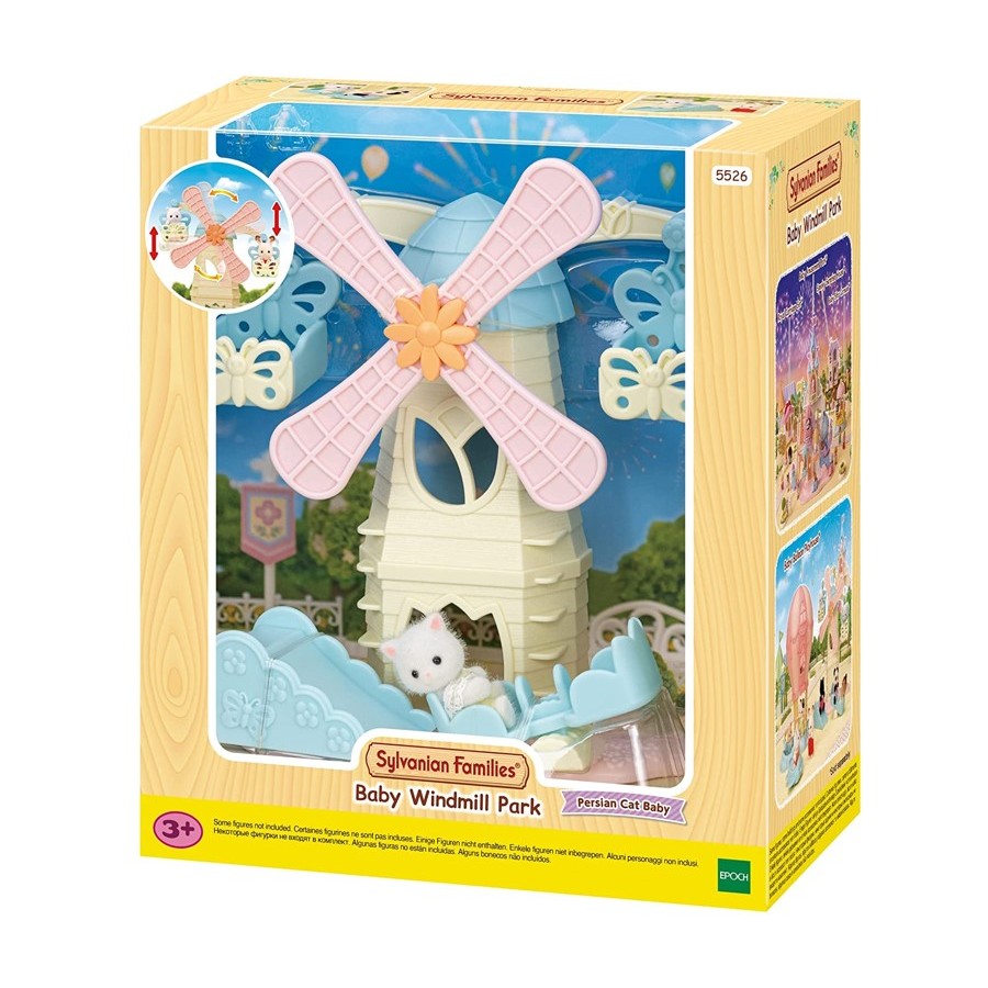 Sylvanian Families Parque de Moinho de Ventos para Bebês - Epoch - Mom & Baby