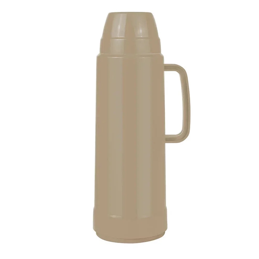 Garrafa Térmica 1 Litro Prática USE Bege Mor em Oferta na Shopee