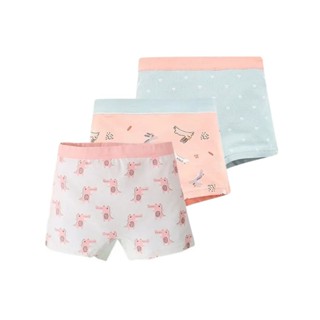 KIT 3 Calcinhas Boxer Shortinho Feminina Menina Infantil Juvenil Algodão Confortável Criança Estampa Sortida em Oferta na Shopee