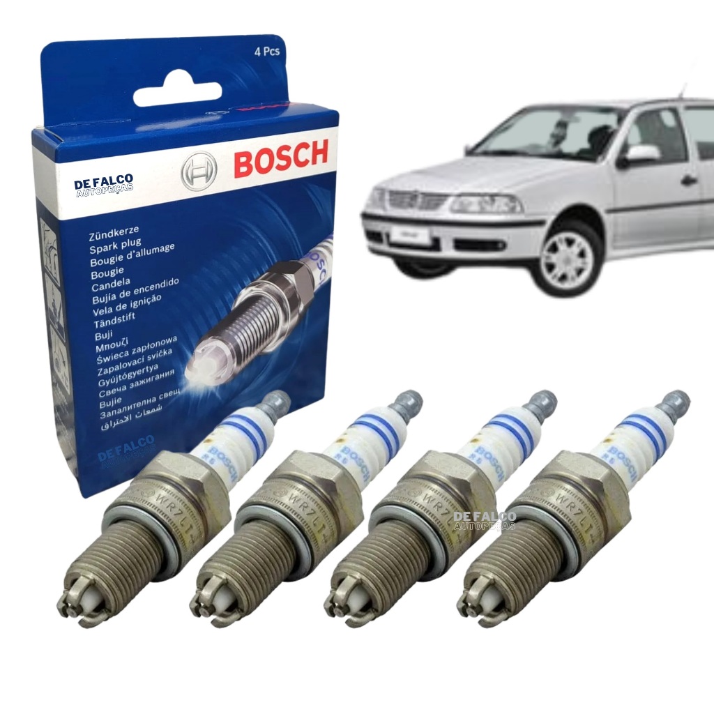 Velas Ignição Gol 1.0 8v At Mi Ap Mi 1.6 1.8 2.0 GasO Saveiro Parati Polo Classic Kombi 1.6 MI 97/05