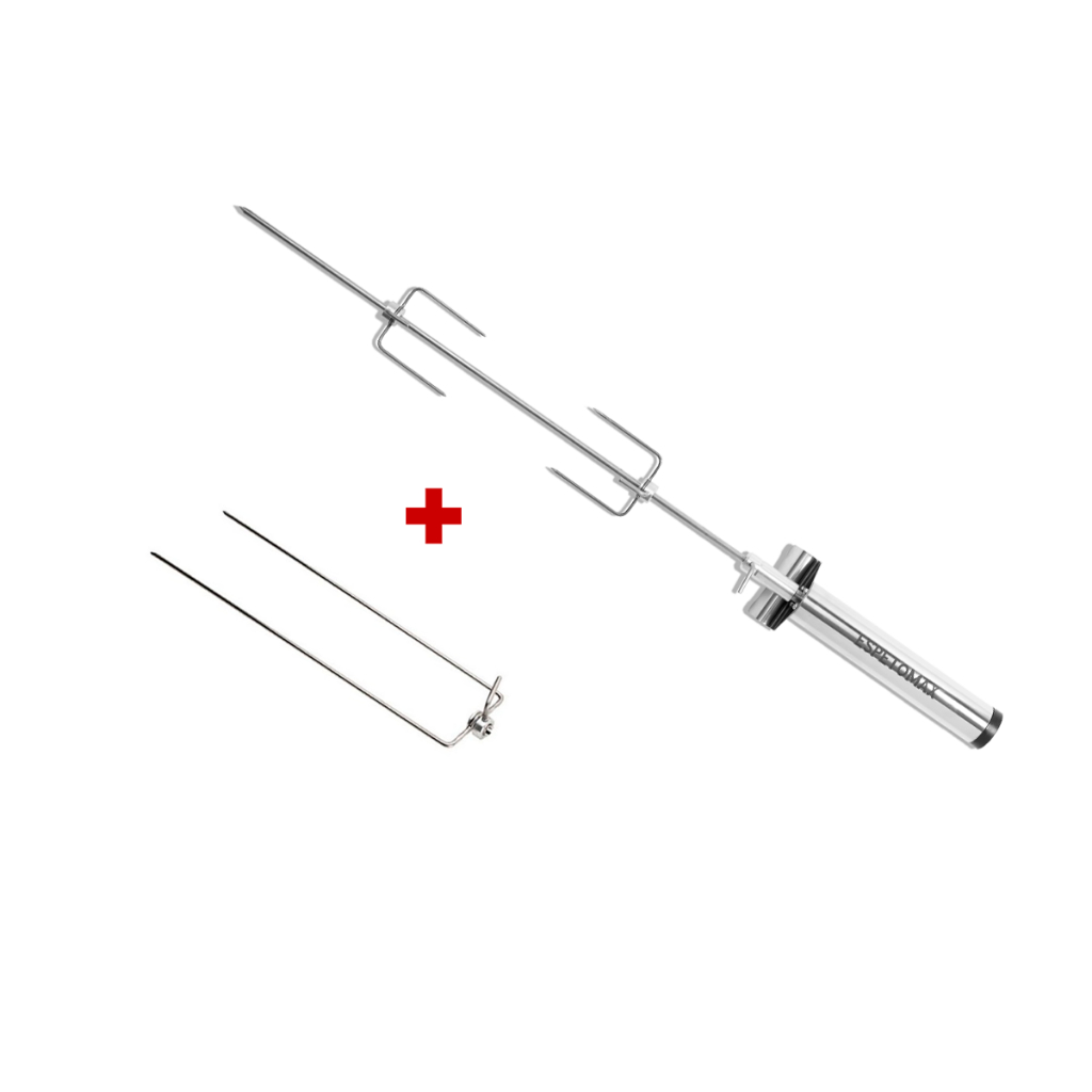 Espeto Giratório Movido A Pilha Espetomax 3 Garras