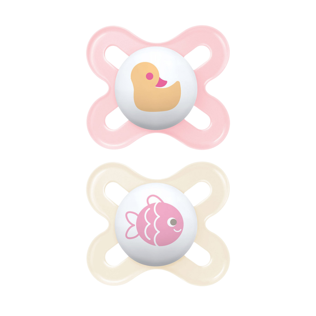 Chupeta MAM Start 0-2 Meses - Emb. DUPLA - ROSA em Oferta na Shopee