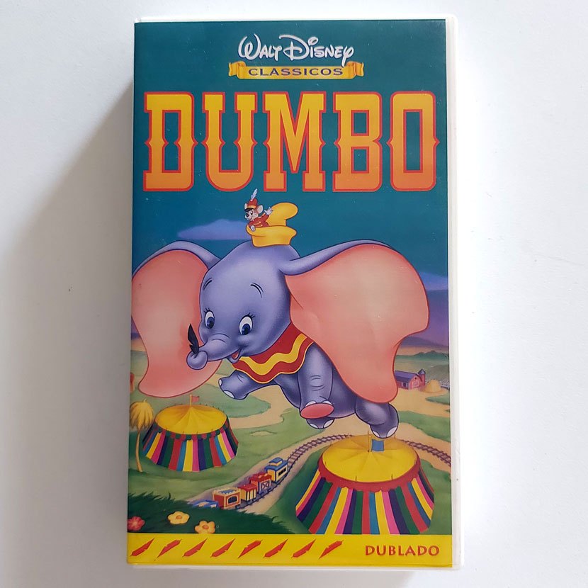 Vhs Filme Dumbo - Walt Disney Clássicos - Dublado