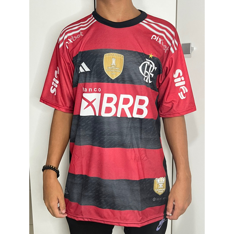 camisa futebol do Flamengo tradicional tam, G.