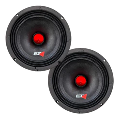 Par Alto Falante Mg Etm 200w 6 Pol Emb Som Automotivo Carro