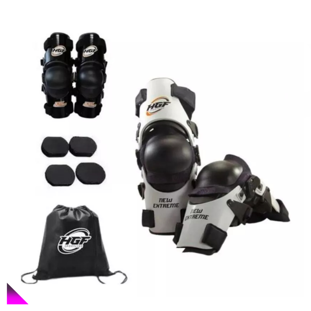 Joelheira Articulada Hgf New Extreme-mx Cross Trilha