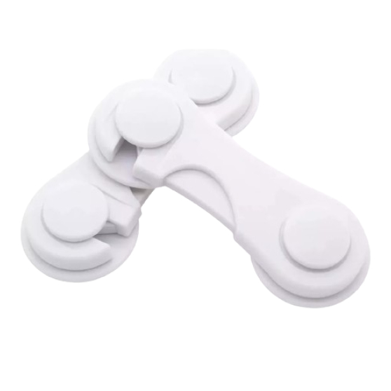 Kit 4 Travas de Segurança Proteção Para Bebê Multifuncional Gaveta Armário Porta - Envio Agora!