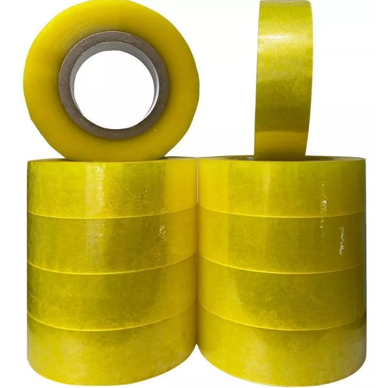 Kit 10 Fita Adesiva Durex Larga 500m Transparente Grande Embalar Caixa e Encomendas