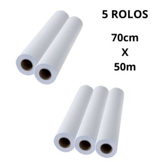 Lençol Descartavel Papel Hospitalar Maca 70x50 Cx 05 Rolos