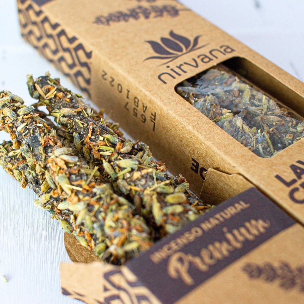Incenso 100% Natural Nirvana Premium Com 5 Varetas - Diversos Aromas em Oferta na Shopee