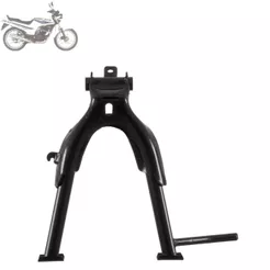 Cavalete Central Cromo Forte Cbx 150 Aero 1988 1989 1990 1991 1992 1993 Em Aço Preto