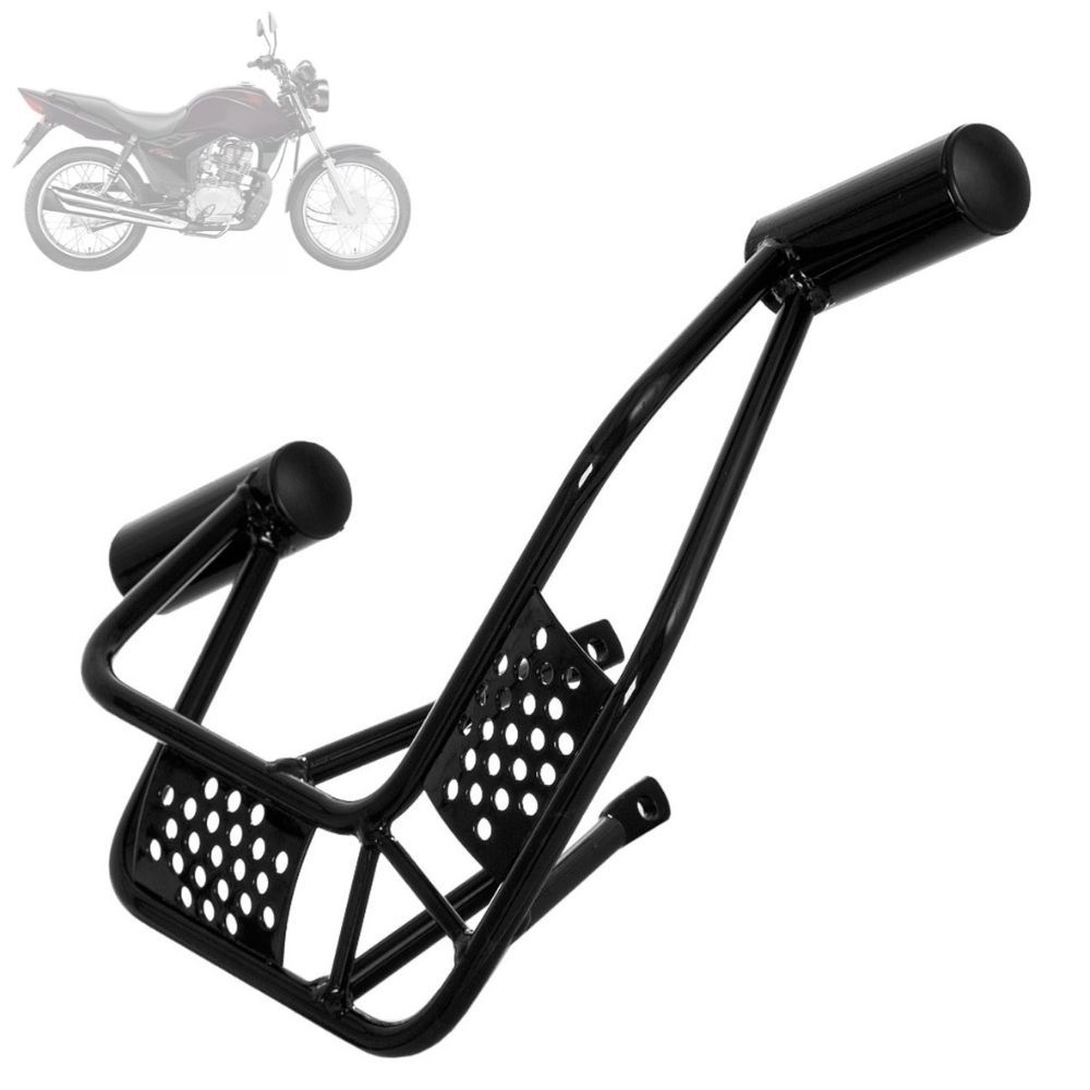 Protetor de Motor Pro Tork Sansão Fan 125 2009 2010 2011 2012 2013 Em Aço Peças Para Moto