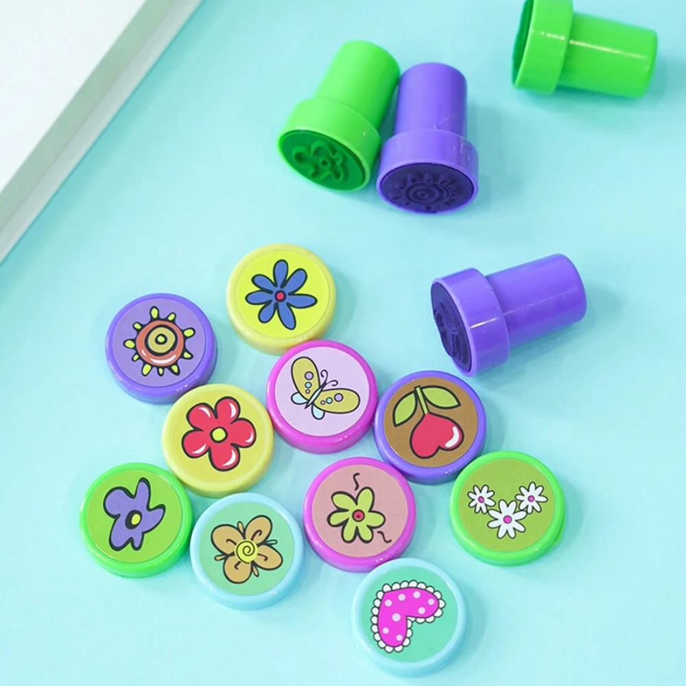 Carimbo Infantil Auto Entintado Educativo 26 Peças Sortidas Menina Menino Dinossauro Letras Numeros em Oferta na Shopee