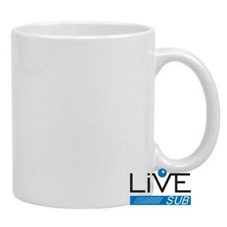 Caneca Branca para Sublimação 325ml LIVESUB caixa com 24 unid.