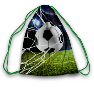 Mochilinhas sacolinha 19x28 Campo futebol com bola kit festa de aniversário (envio rápido) em Oferta na Shopee