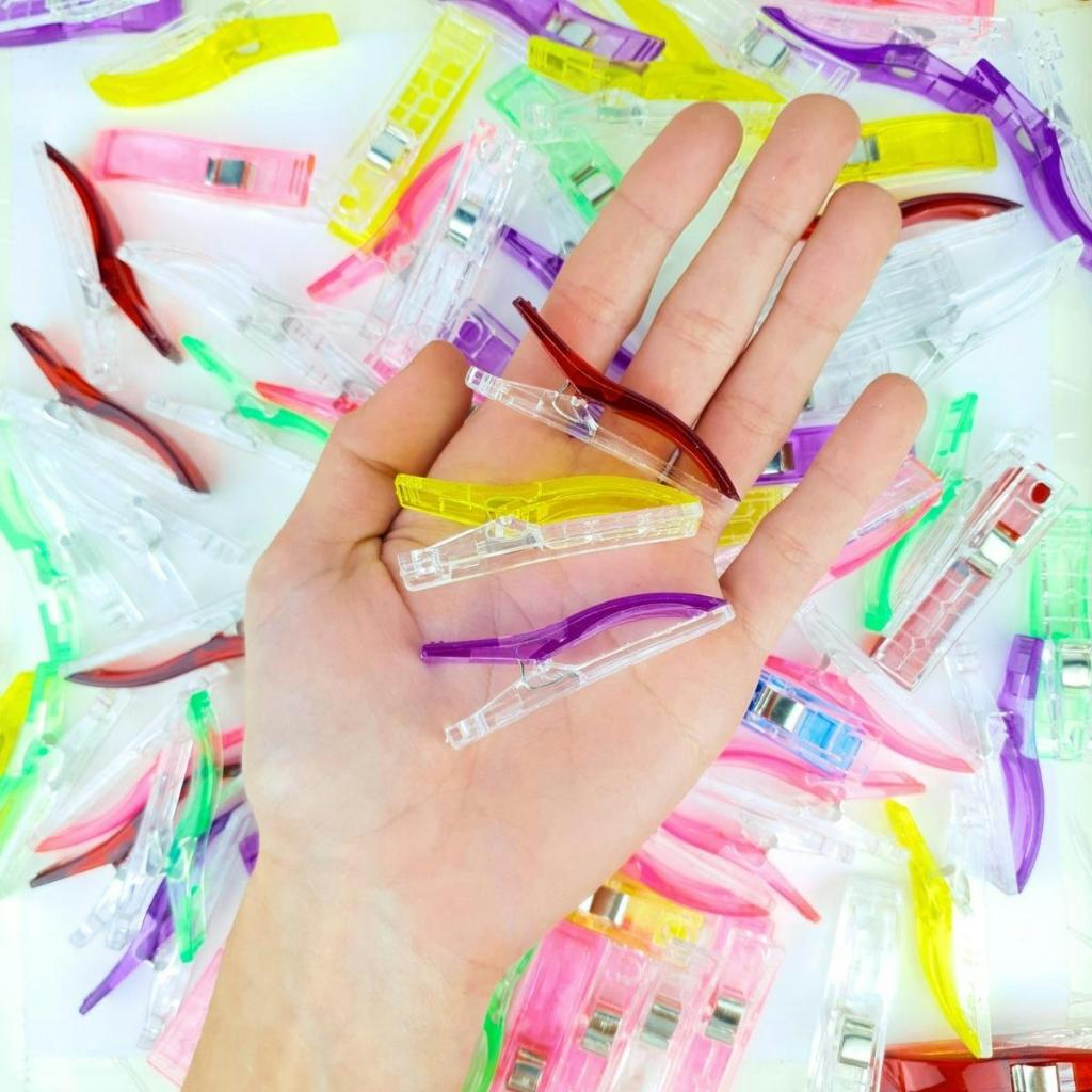 Prendedor De Tecido Para Patchwork Alinhavar Costurar - Com 20 / 30 / 50 Unidades - UMK