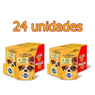 PEDIGREE SACHE CARNE AO MOLHO 24 UNIDADES em Oferta na Shopee