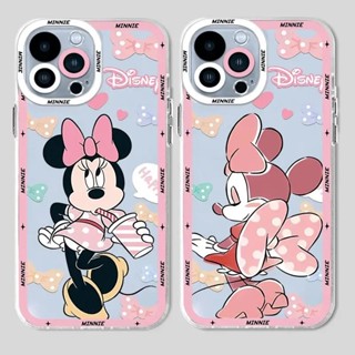 Capa de Celular Mickey e Minnie Capinha para Apple iPhone 11 12 13 14 15 Pro Max Xr 7 8 Plus Xs Case Silicone Flexível Desenho Disney Protege Camera
