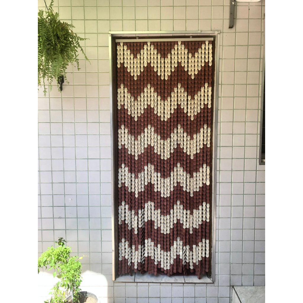 Cortina Americana Para Porta Painel Tiras Plástica Zig Zag DIVERSAS CORES 2.10X0.80CM em Oferta na Shopee