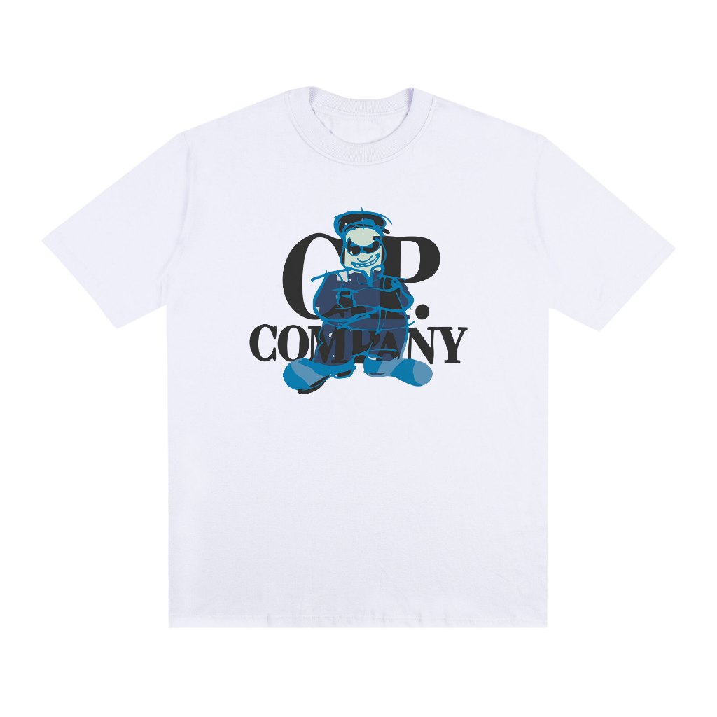 Camiseta Unissex Oversized Basic Streetwear Estampada CP Chief 100% Algodão Cores Diversas