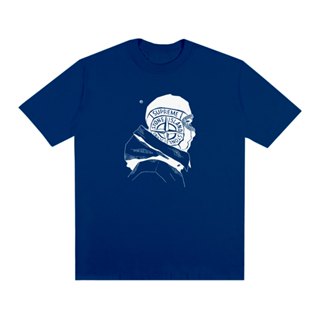 Camiseta Manga Curta Oversized Basic Streetwear Unissex Camisa Estampada Gorpface 100% Algodão Cores Diversas