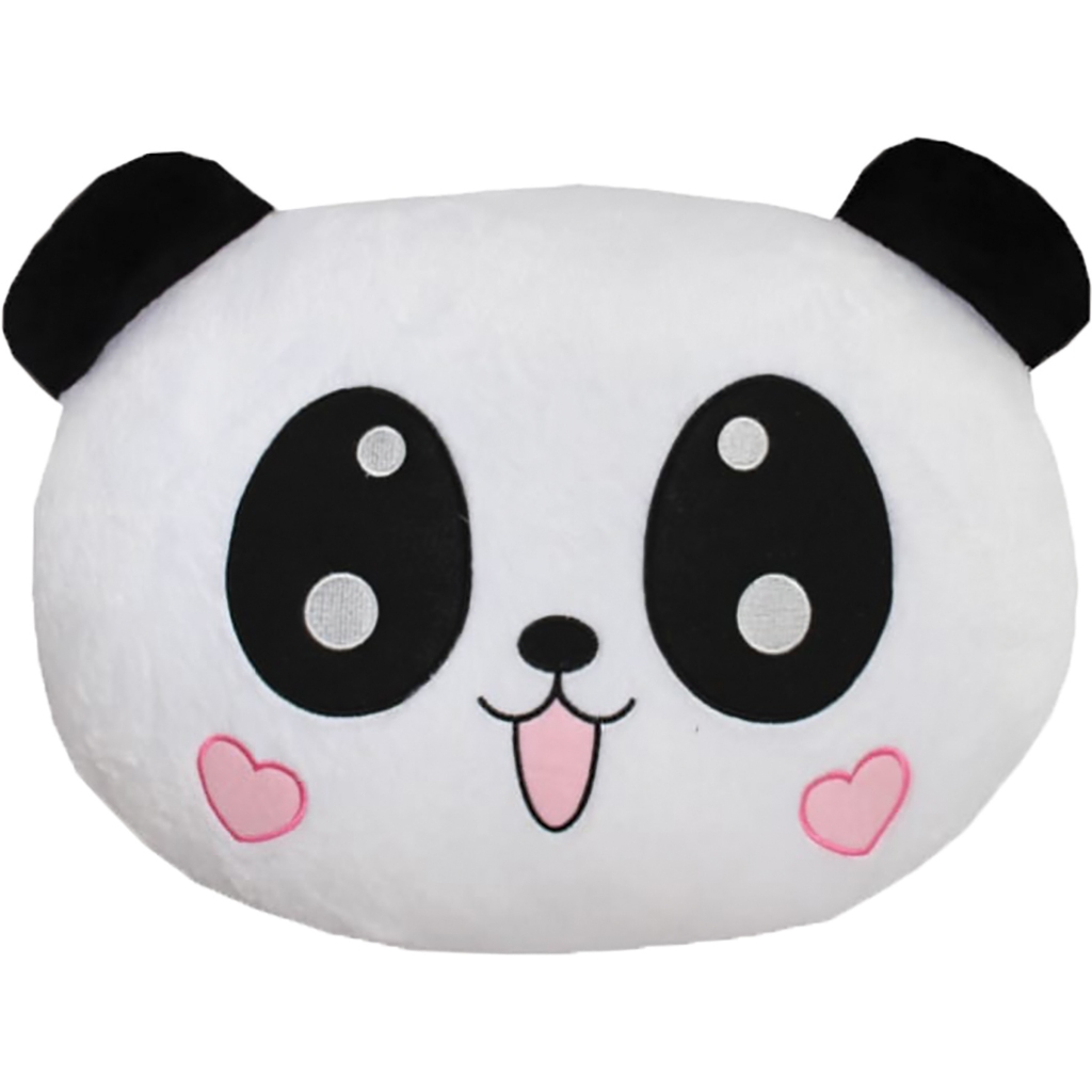 Almofada Panda de Pelúcia Antialérgica Decoração Quarto Festa Infantil Presentes