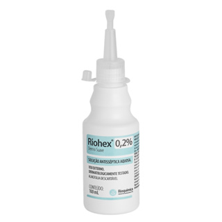Riohex Clorexidina 0,2% Solução Aquosa Dermo Suave 100ml em Oferta na Shopee