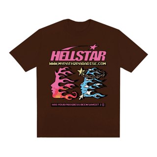 Camiseta Basic Streetwear Oversized 100% Algodão Camisa Estampada Hell star Network Unissex Diversas Cores em Oferta na Shopee