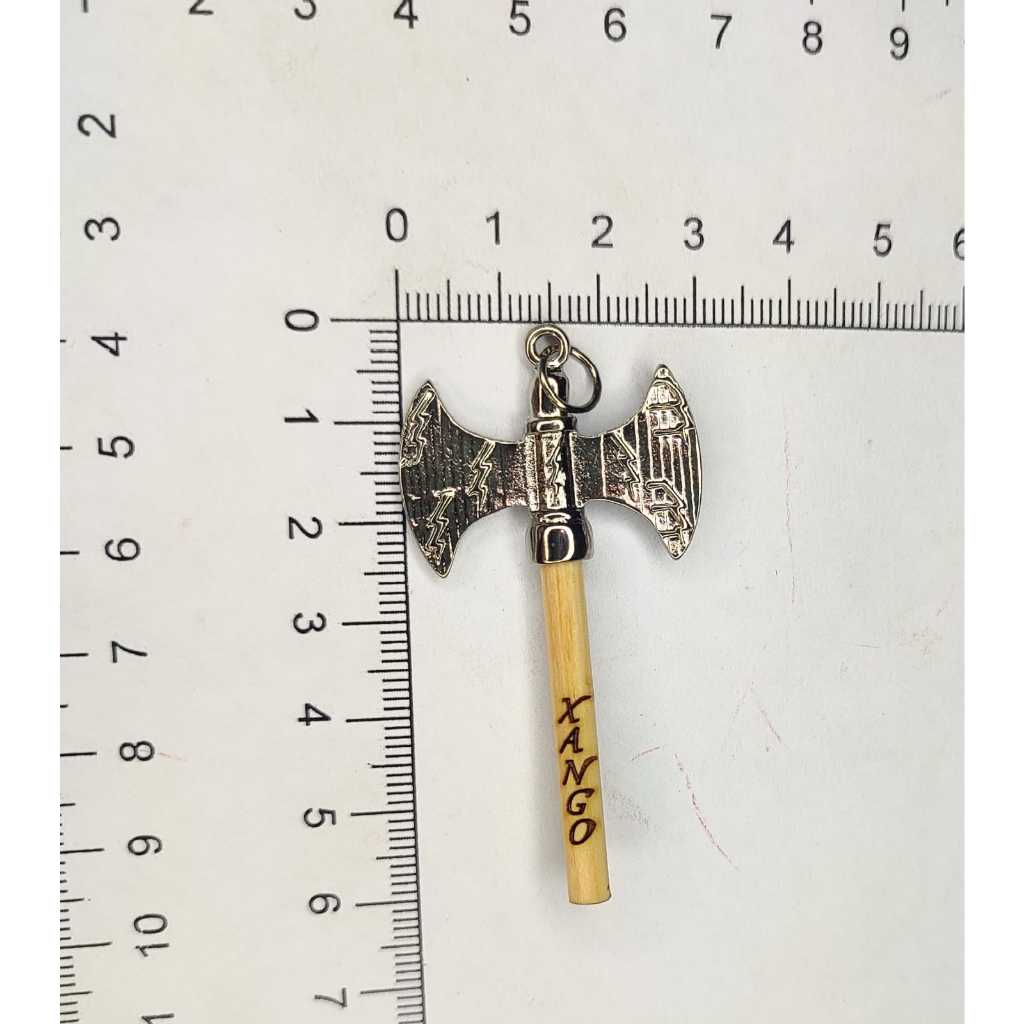 PINGENTE MACHADO CABO DE MADEIRA XANGO NIQUEL 1 UNIDADE em Oferta na Shopee