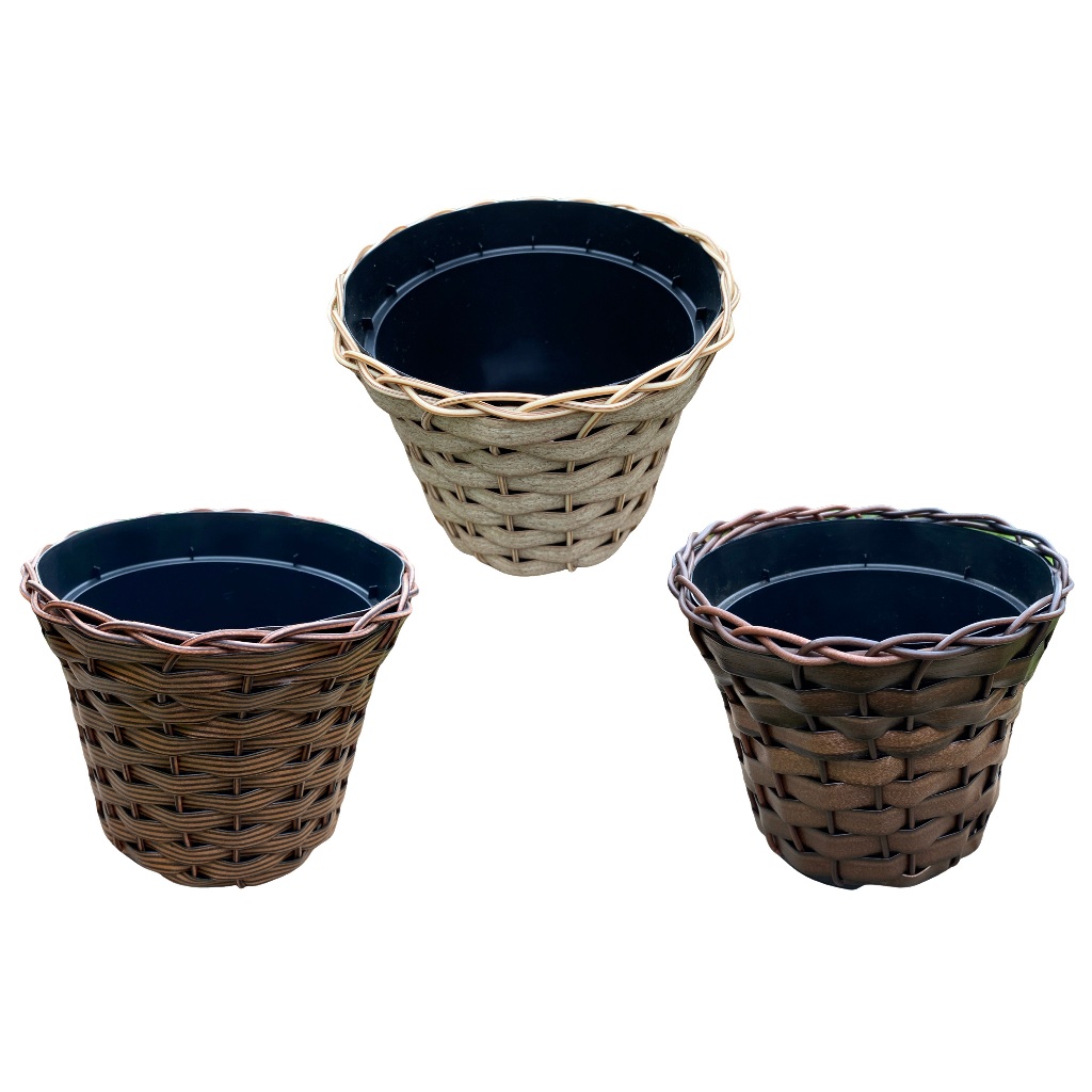 Kit 10 Unidades Vaso fibra Sintética Pote 16 para Orquídea Cymbidium e Plantas
