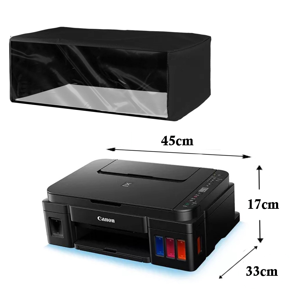 Capa para Impressora Canon G3110 G3010 G4110 G1010 G2010 G3270 Frente Transparente Aprova Dagua