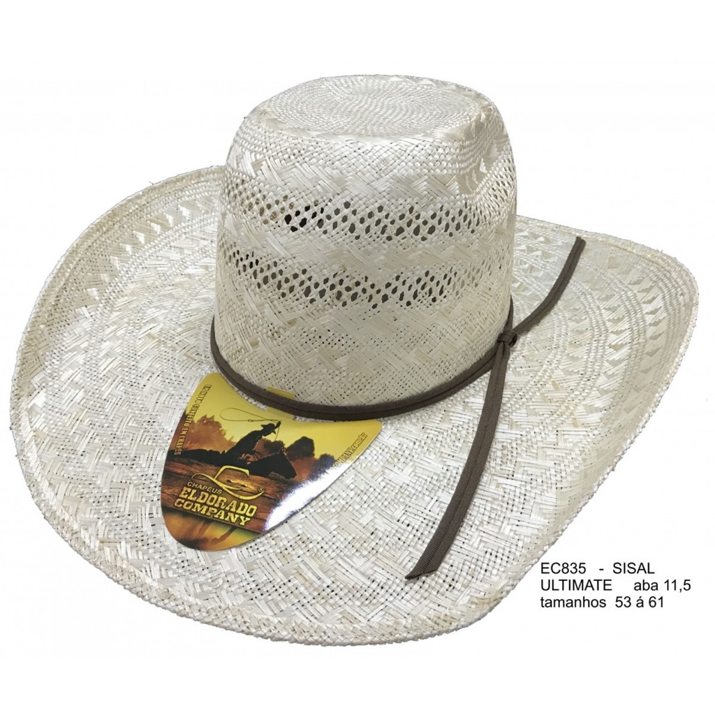Chapéu Eldorado Company Palha - Comprar com Melhor Preço em Bonés, Chapéus e Toucas