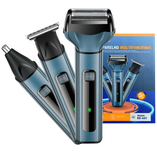 Maquina Cortar Cabelo Barba Nariz Pelos Corpo Aparador