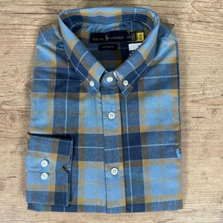 Camisa manga longa Ralph lauren xadrez exclusiva festas