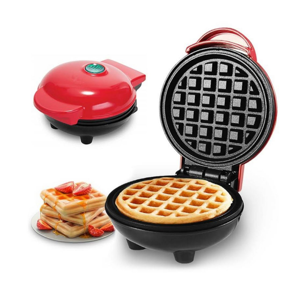 Mini Máquina De Waffle Elétrica Antiaderente110v  Pronta Entrega