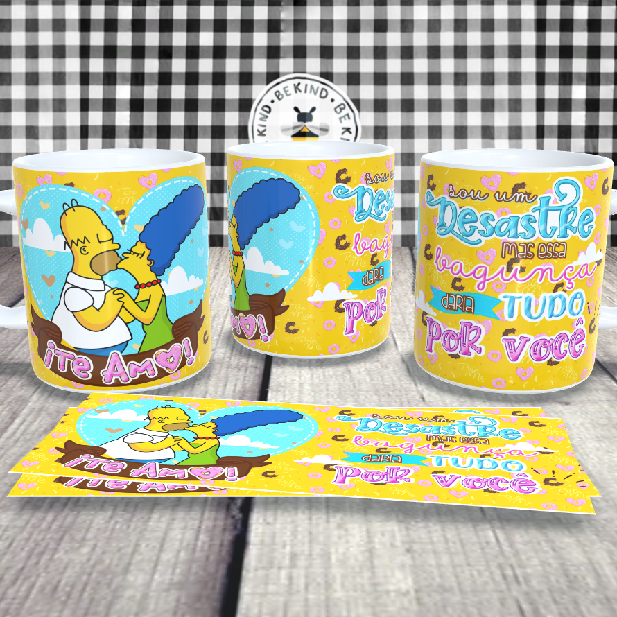 Caneca Personalizada GEEK NAMORADOS Ilustrada VÁRIAS ESTAMPAS, PERSONAGENS E FRASES  | be kind.
