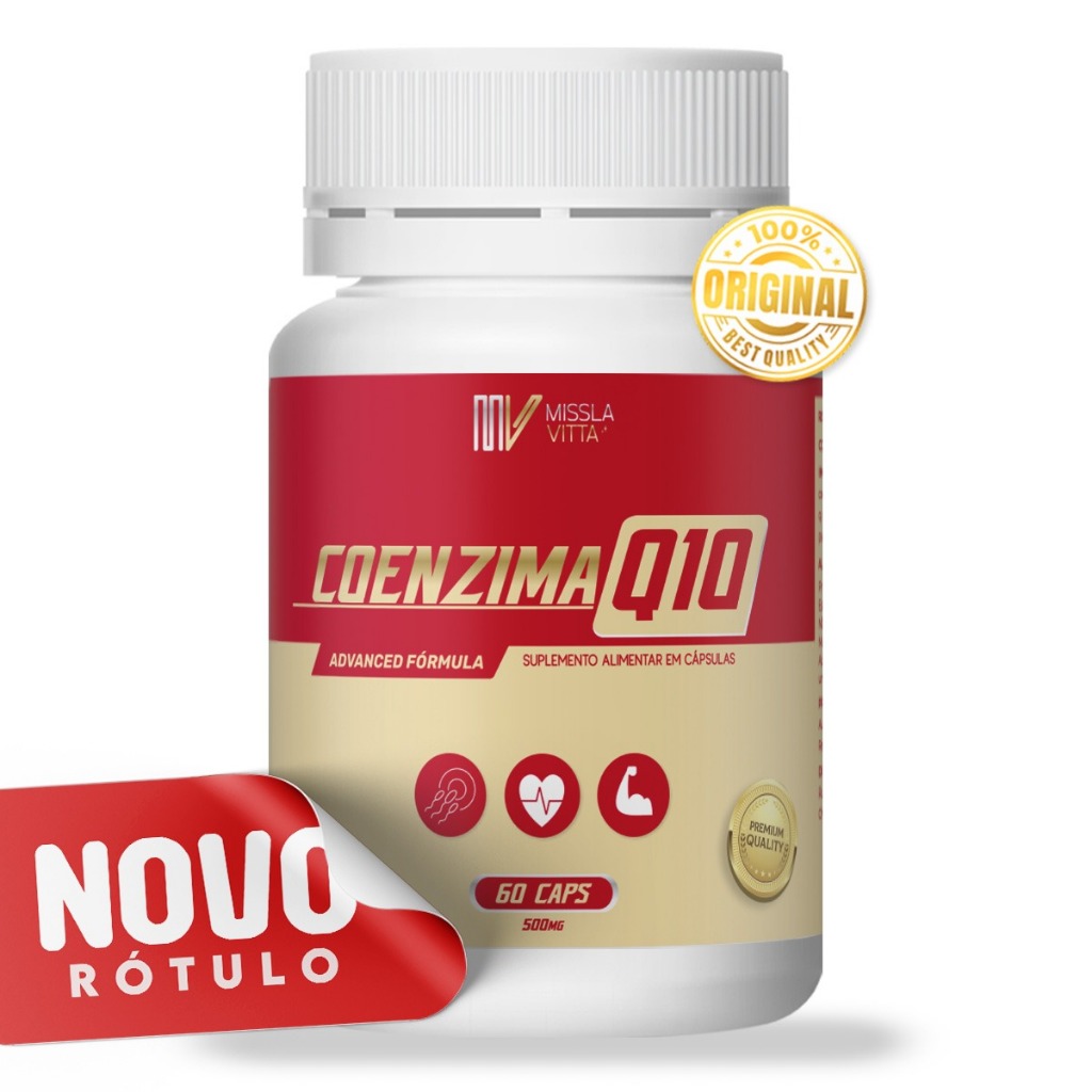 Coenzima Q10 Omega 3 Vitamina E em capsulas Misslavitta