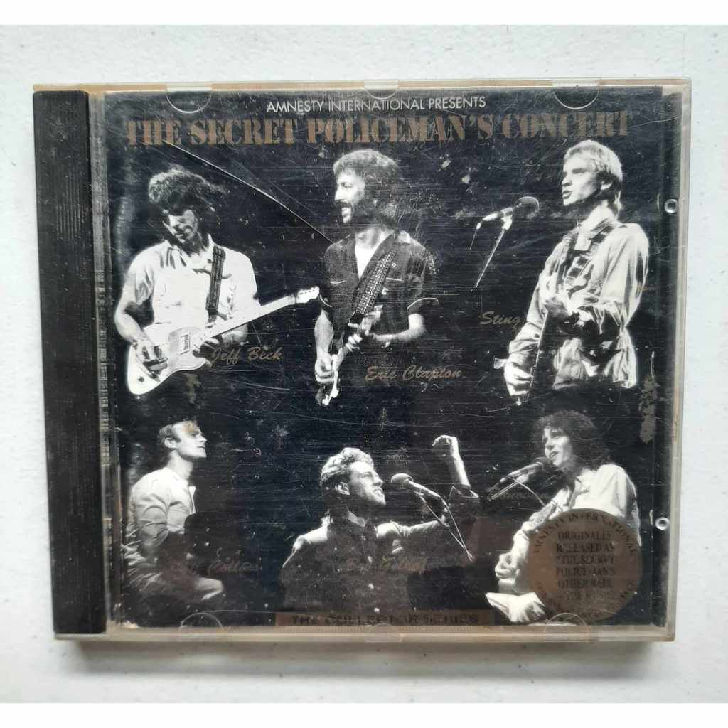CD The Secret Policeman's Concert  -  com Jeff Beck Donovan Bob Geldof Eric Clapton Sting Phil Collins - Importado EUA