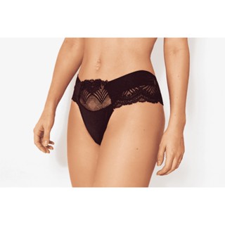 Calcinha Feminina Fio Duplo Com Detalhes Em Renda