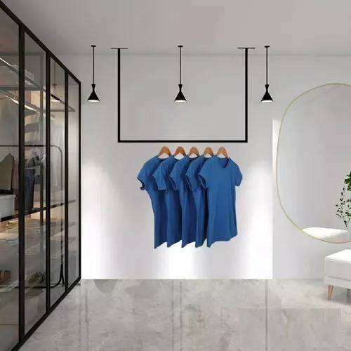 Arara para roupas de Teto. em Oferta na Shopee