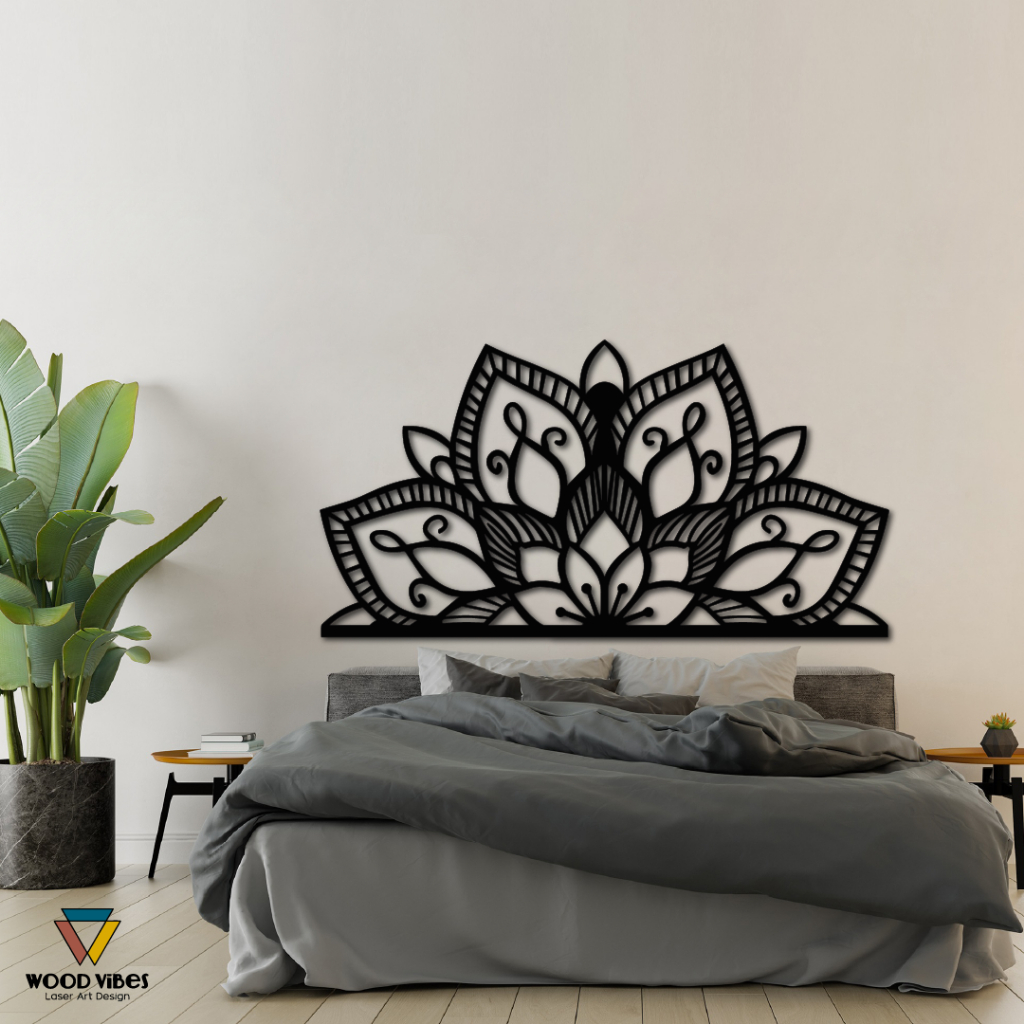 Painel Meia Mandala Prócion em MDF