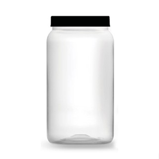 02 Pote 1.500 Ml Pet Cristal Vazio - Organizador Alimentos, Farináceos, Grãos em Oferta na Shopee